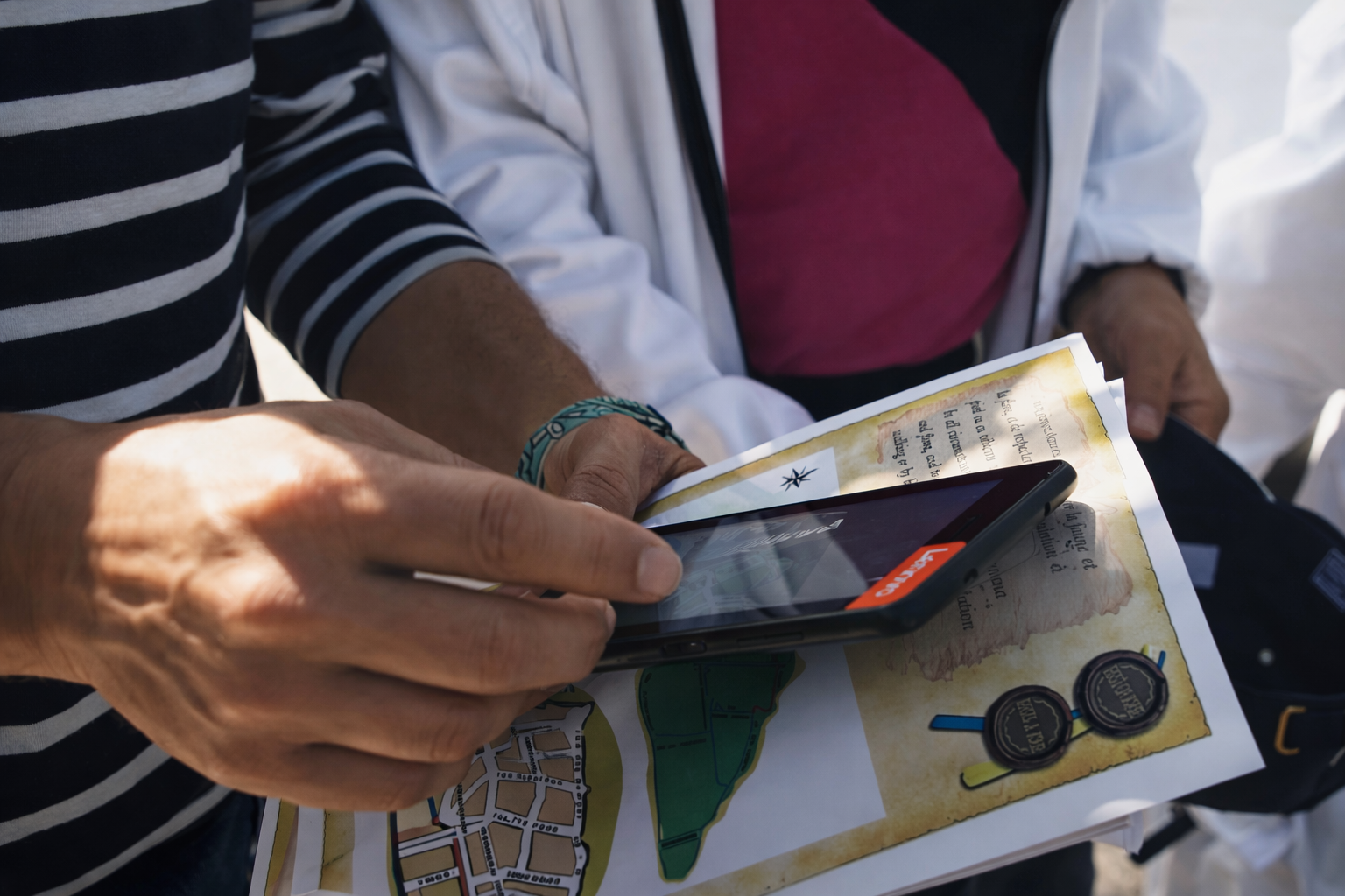 Équipe en pleine dégustation