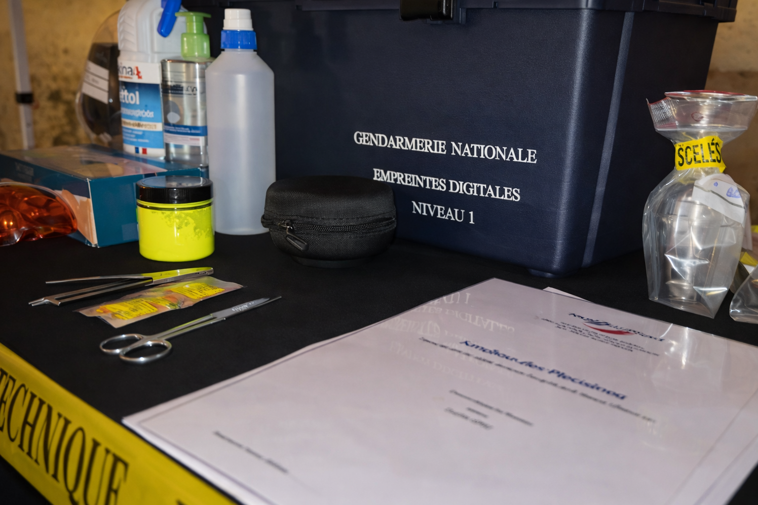 Analyse d'indices dans le décor Halloween