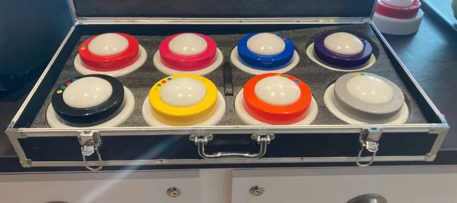 Blindtest musical — animation entreprise Paris, buzzers et classement live