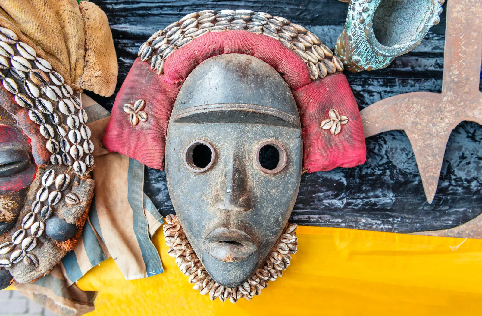 Atelier Afrique — masque traditionnel, épreuve Escape Game Les 5 Clés