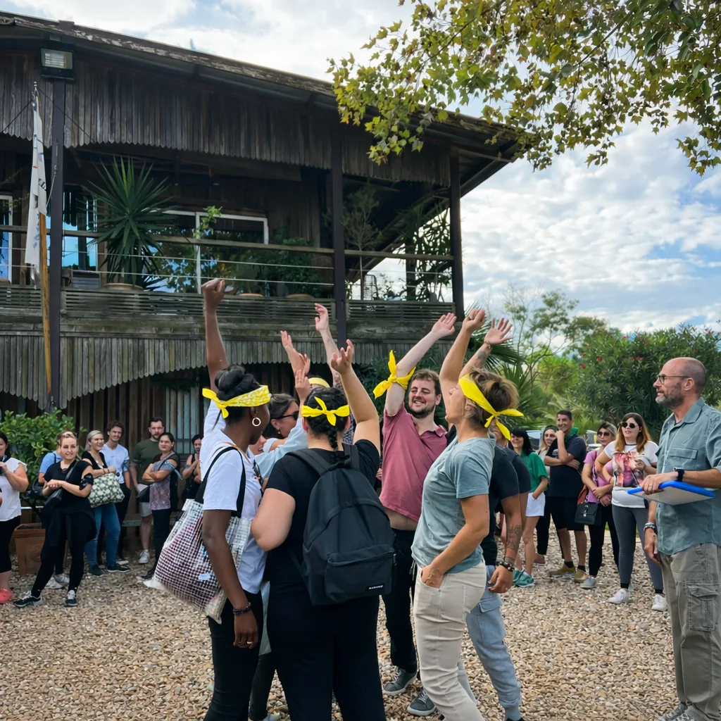 Remise du Totem de Komakohlanta — team building Marseille